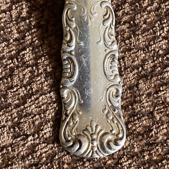 Antique 1847 Rogers Bros AI Portland Silverplate Serving Spoon 8.25” - Picture 4 of 4